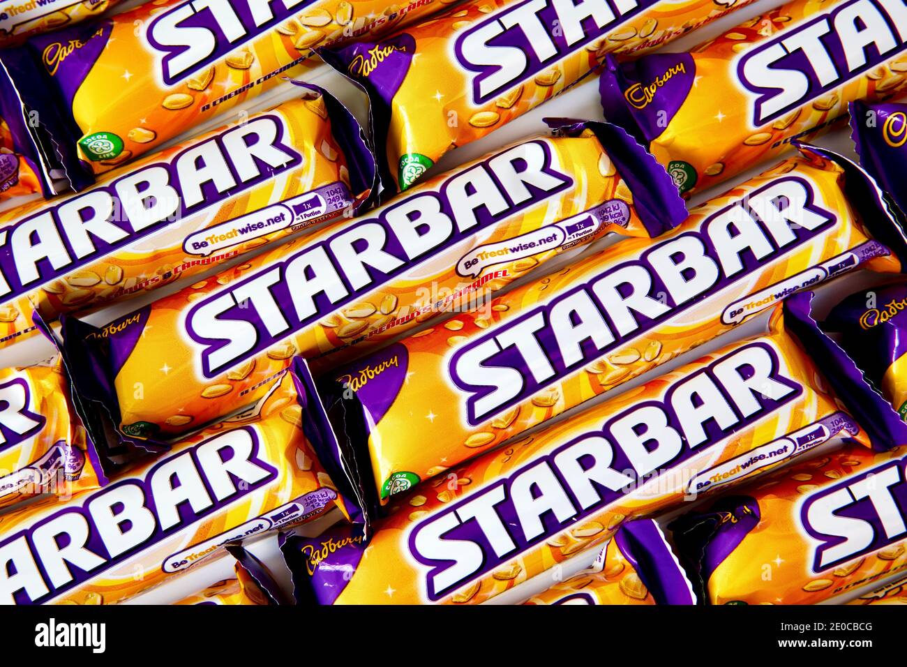 Cadbury Star Bars Stock Photo