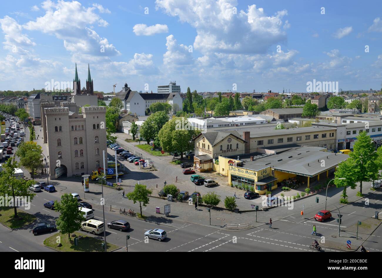 Dragonerareal, Mehringdamm, Kreuzberg, Berlin, Deutschland Stock Photo