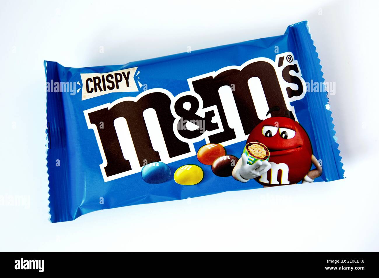 M&M's Crispy Chocolate Bag 36g (Pack of 24) - British Chocolate Factory