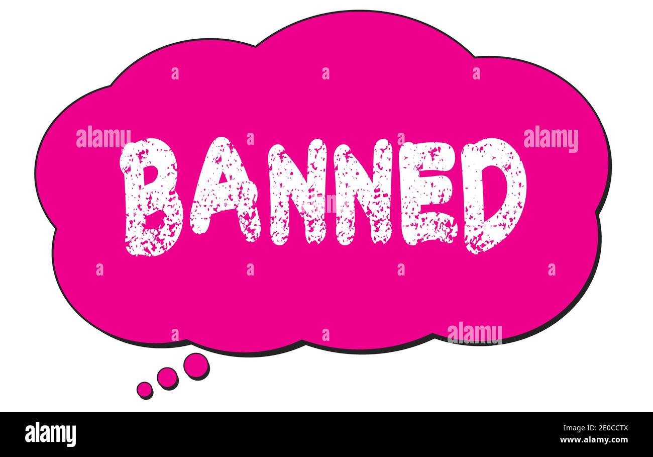 Banned stamp Cut Out Stock Images & Pictures - Alamy