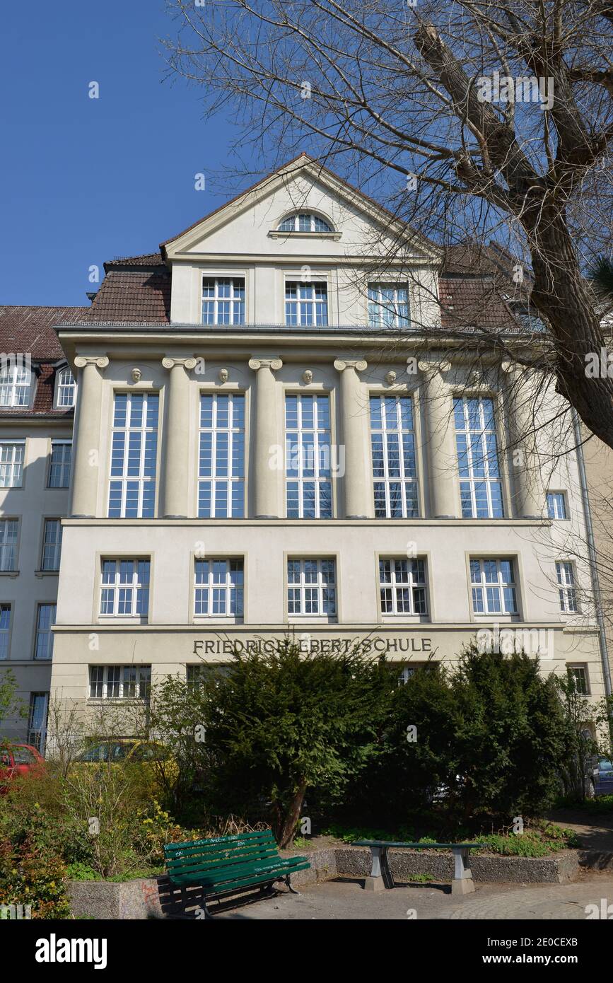 Friedrich-Ebert-Oberschule, Blissestrasse, Wilmersdorf, Berlin, Deutschland Stock Photo
