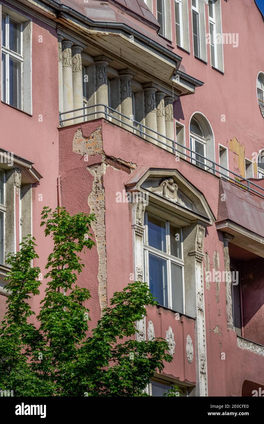 Altbau, Fassade, Uhlandstrasse, Wilmersdorf, Berlin, Deutschland Stock Photo