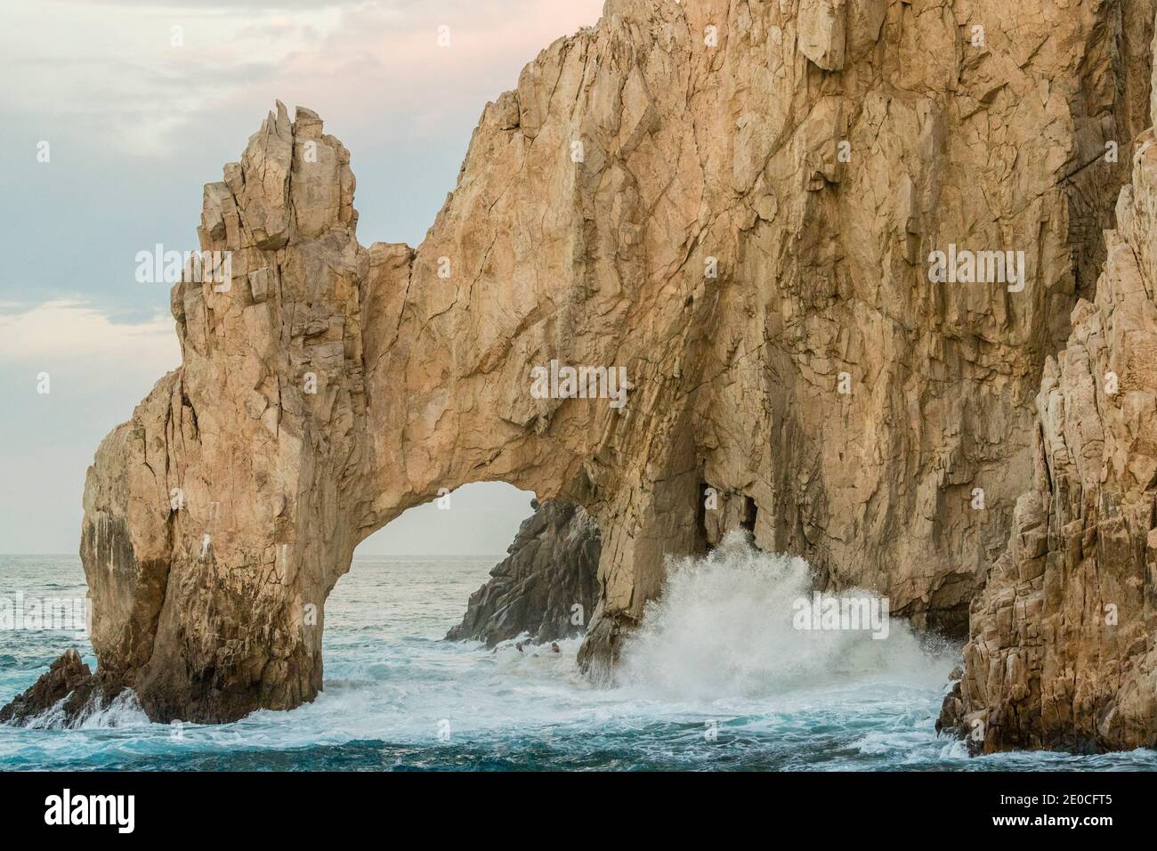 The famous granite arch at Land's End, Cabo San Lucas, Baja California Sur, Mexico Stock Photo