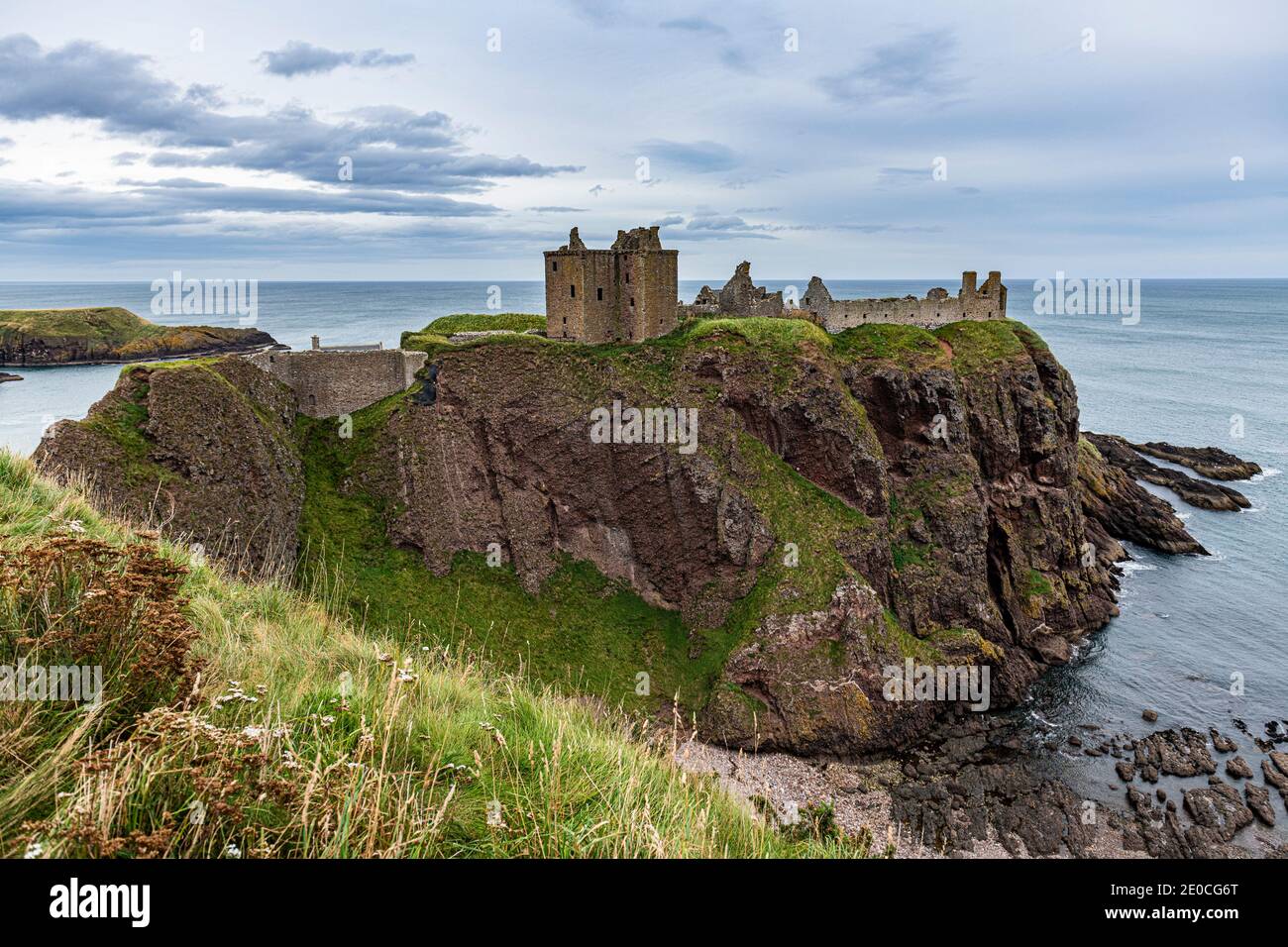 Dunnottar Castle, Stonehaven, Aberdeenshire, Scotland, United Kingdom, Europe Stock Photo