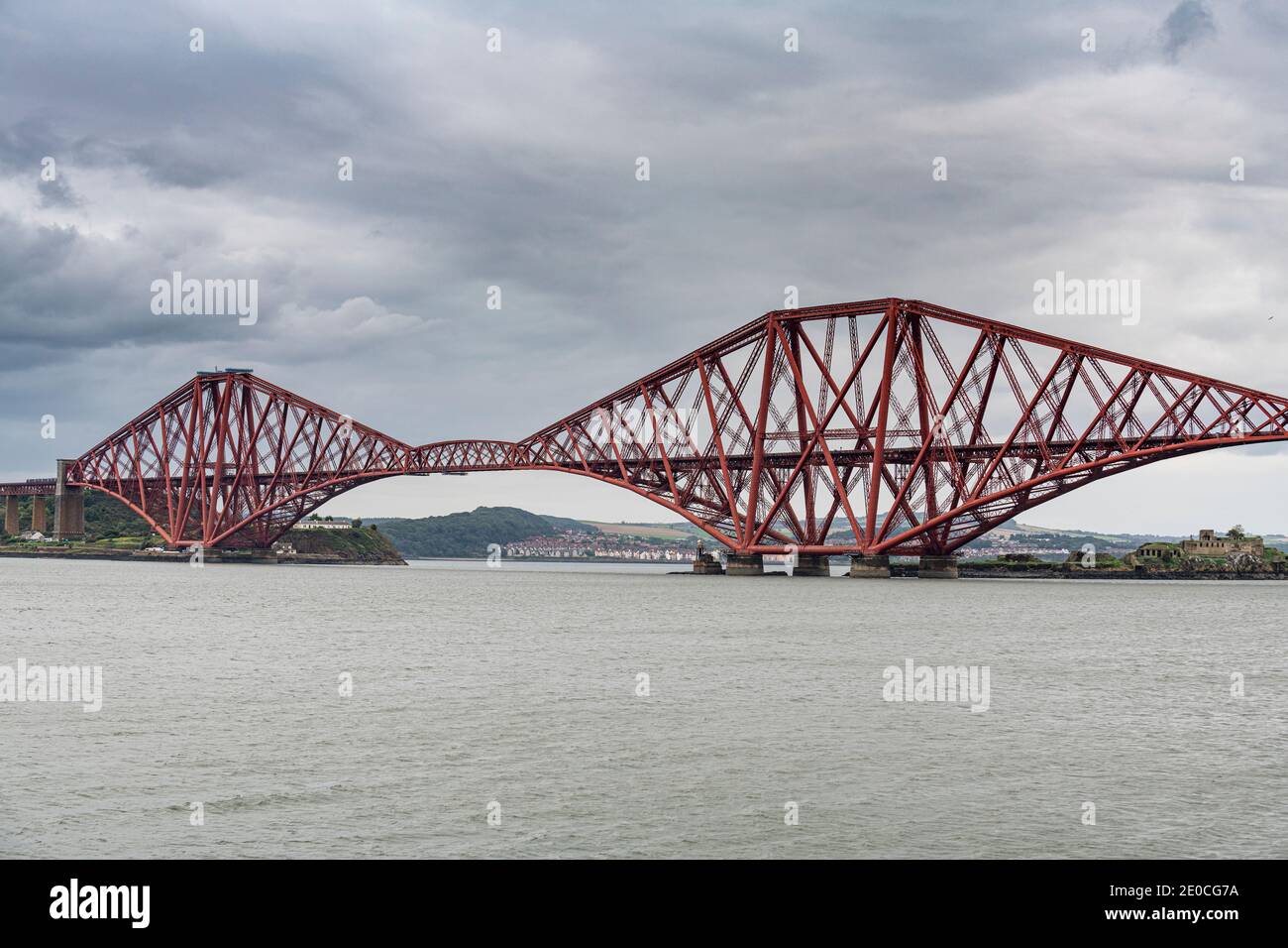 The Forth Bridge, cantilever bridge, UNESCO World Heritage Site, Firth of Forth, Scotland, United Kingdom, Europe Stock Photo