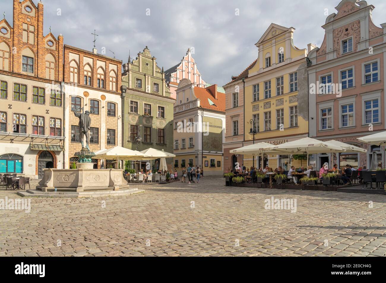 Old Town Square, Poznan, Poland, Europe Stock Photo