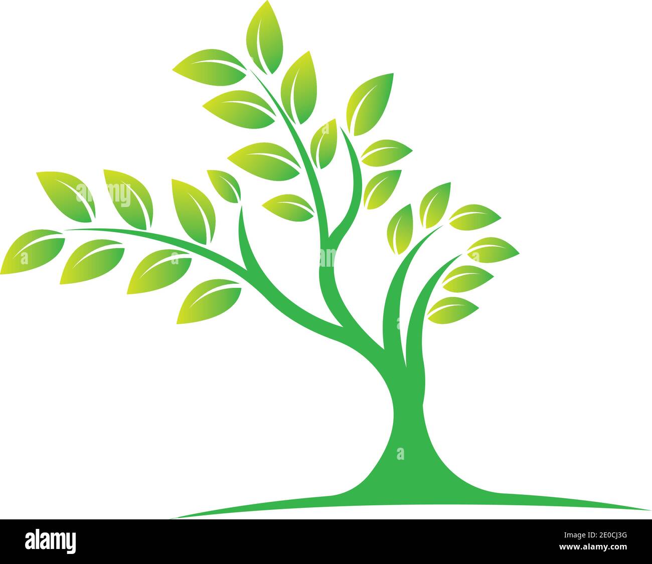 Tree logo template vector icon illustration Stock Vector Image & Art ...