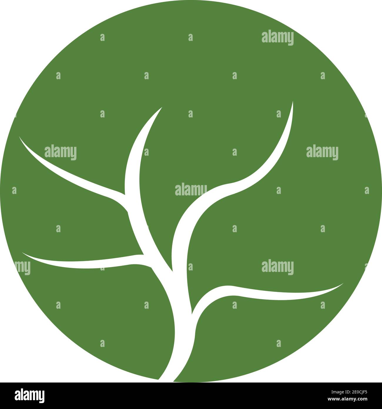 Tree logo template vector icon illustration Stock Vector Image & Art ...
