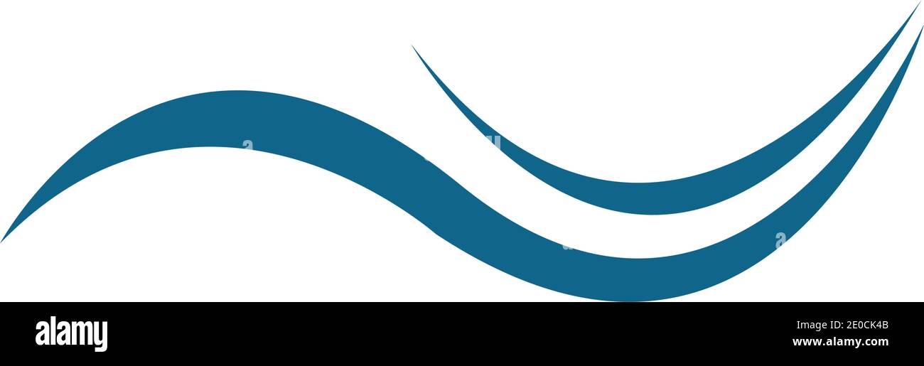 Water wave icon vector illustration design logo Stock Vector Image ...