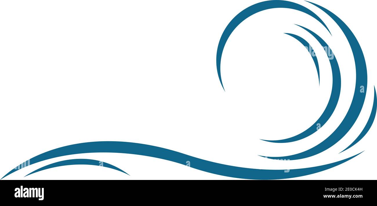 Water wave icon vector illustration design logo Stock Vector Image ...