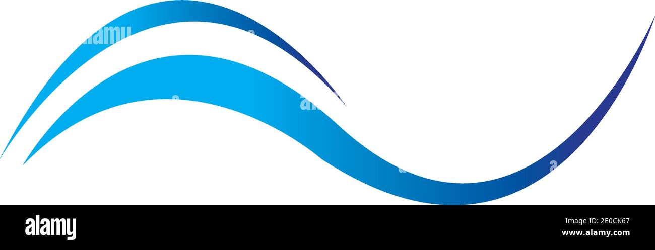 Water wave icon vector illustration design logo Stock Vector Image ...