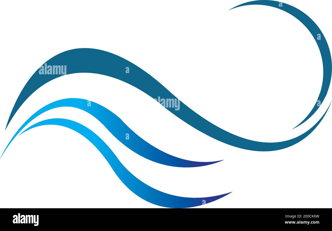 Water wave icon vector illustration design logo Stock Vector Image ...