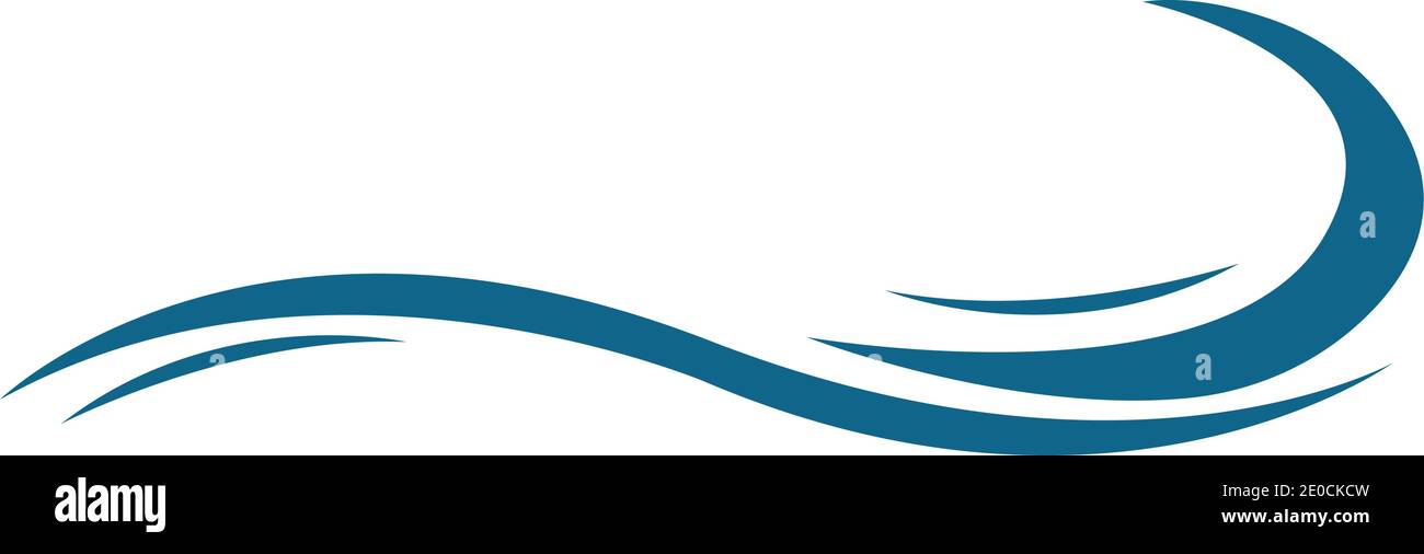 Water wave icon vector illustration design logo Stock Vector Image ...