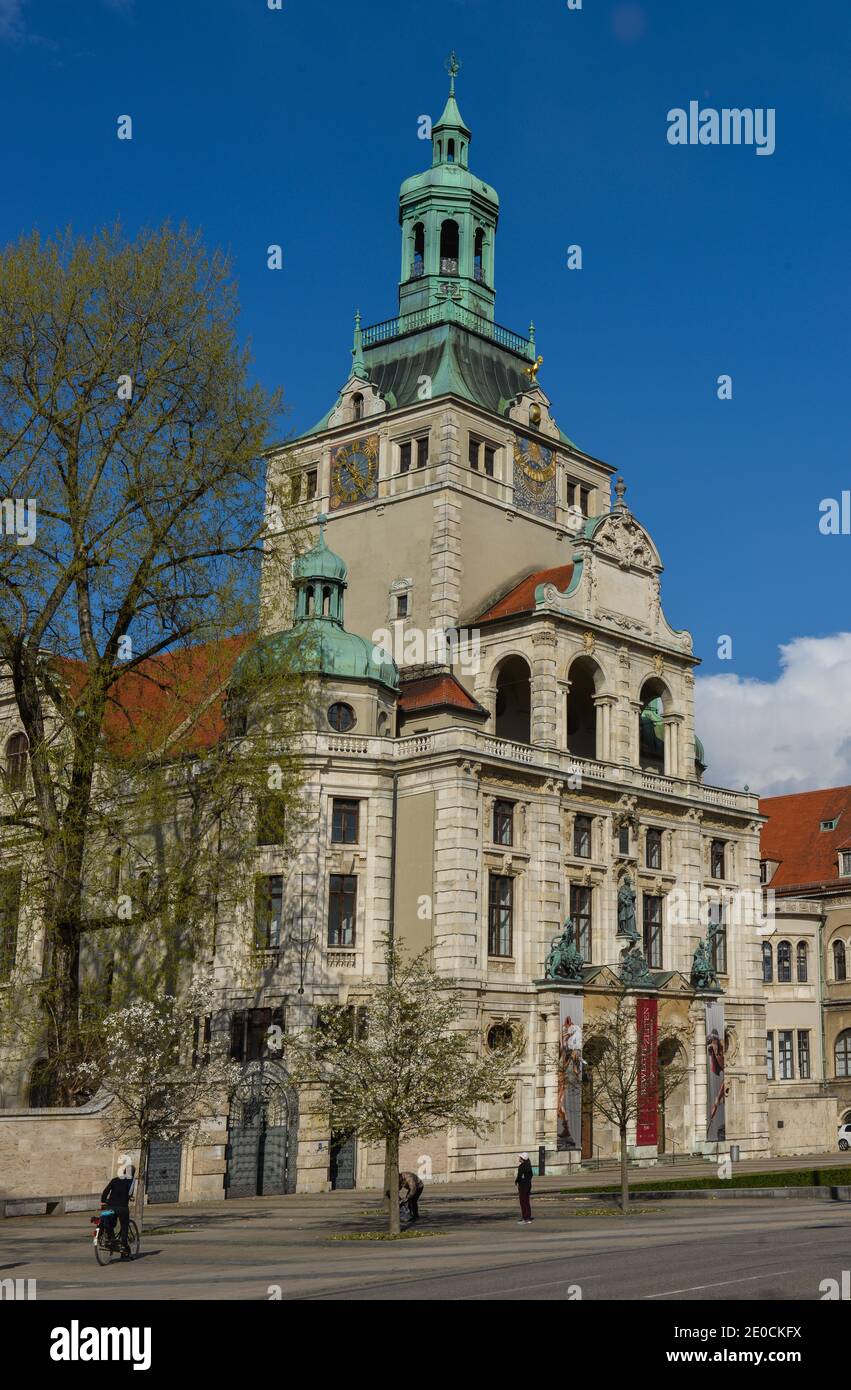 Bayerisches Nationalmuseum, Prinzregentenstrasse, Muenchen, Bayern, Deutschland Stock Photo