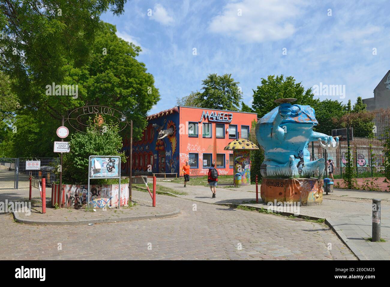 Ruetlistrasse, Neukoelln, Berlin, Deutschland Stock Photo