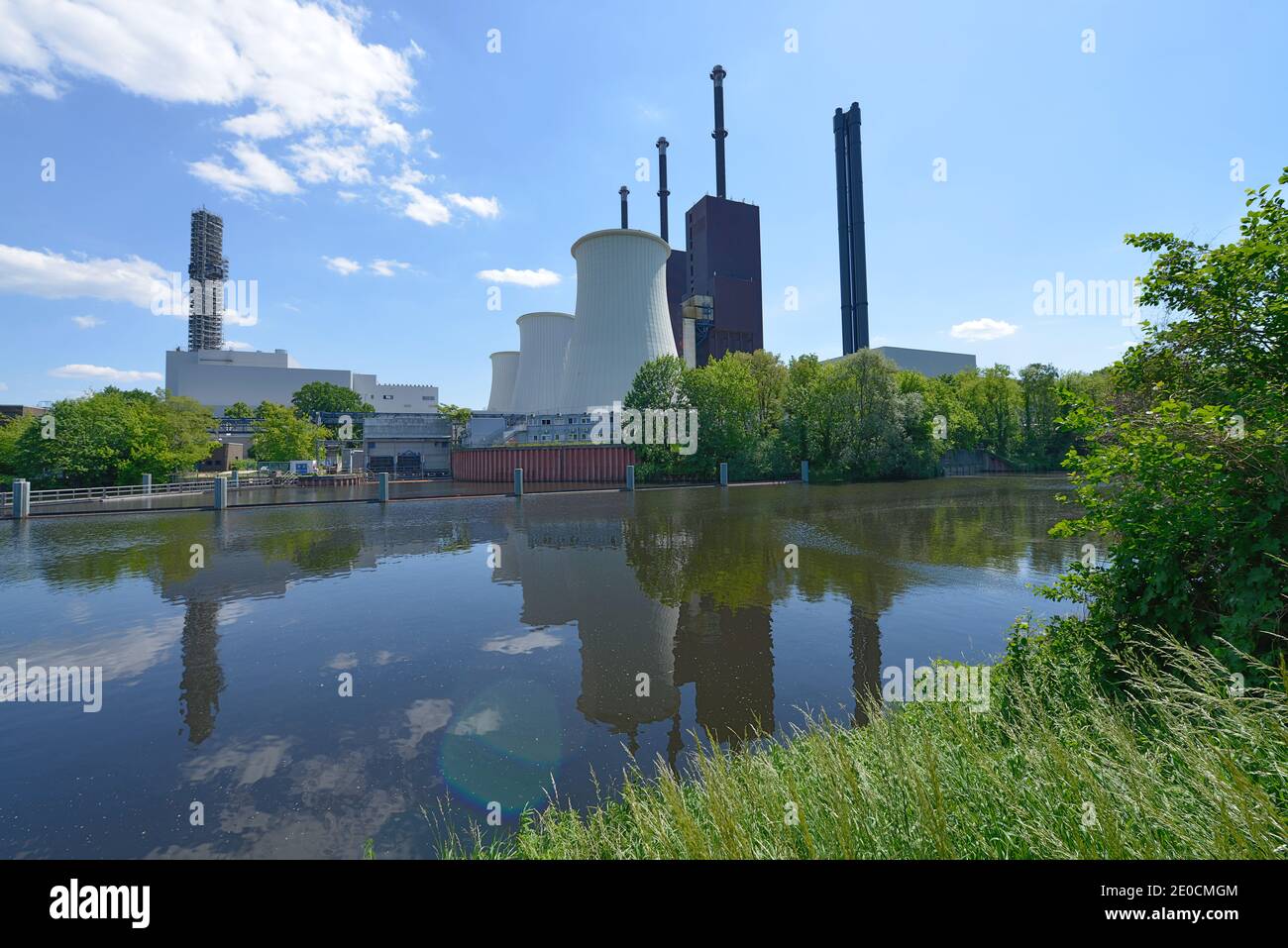Heizkraftwerk Lichterfelde, Teltowkanal, Lichterfelde, Berlin