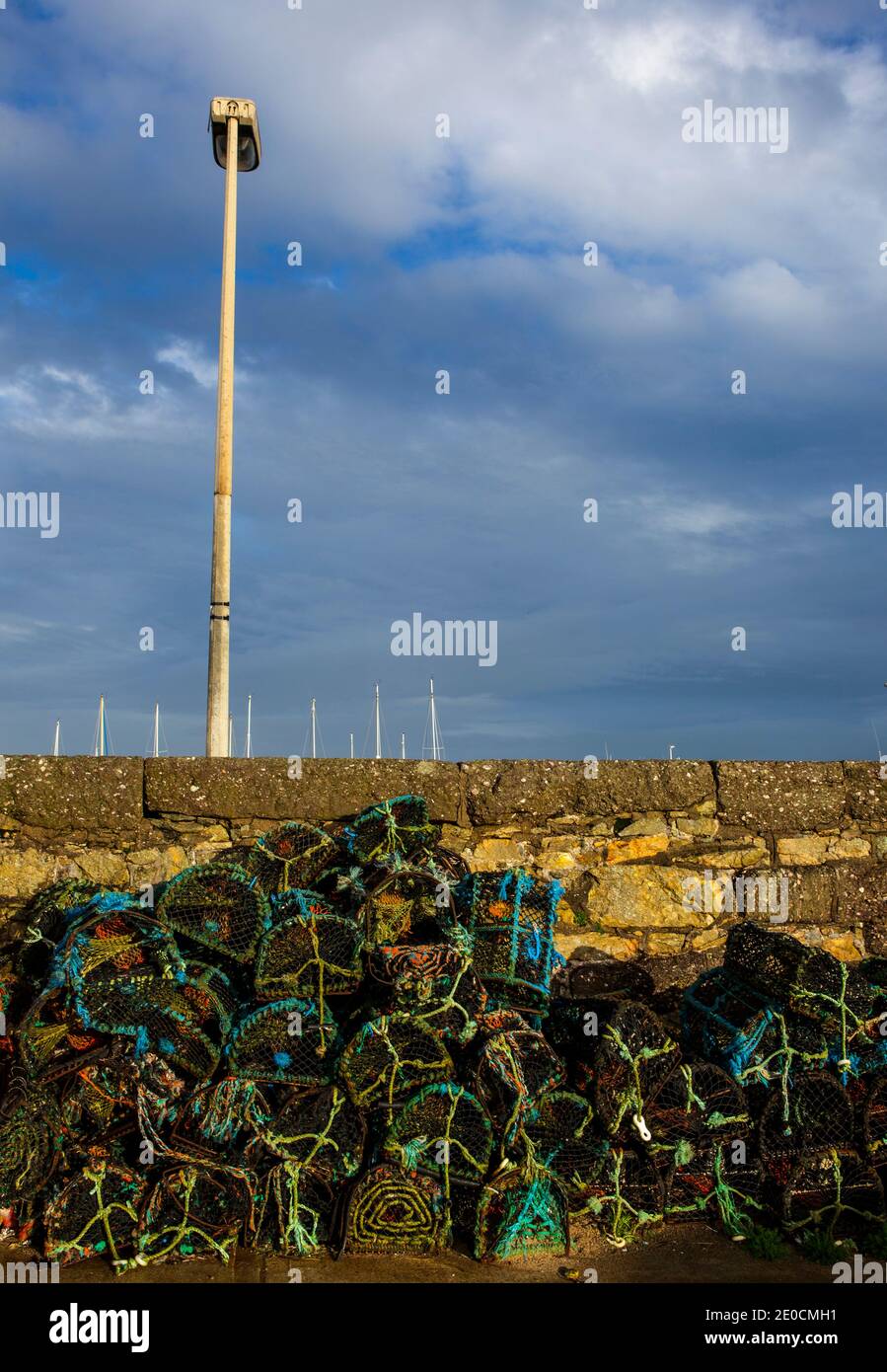 Lobster pots in Kilmore Quay, Wexford, Ireland Stock Photo Alamy