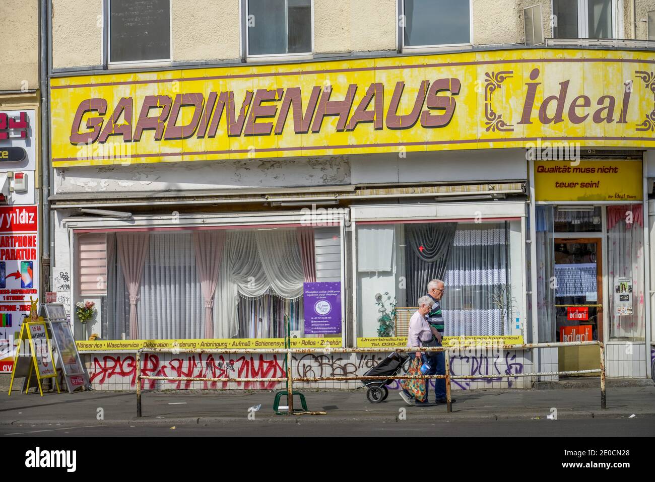 Gardinenhaus, Muellerstrasse, Wedding, Mitte, Berlin, Deutschland Stock Photo