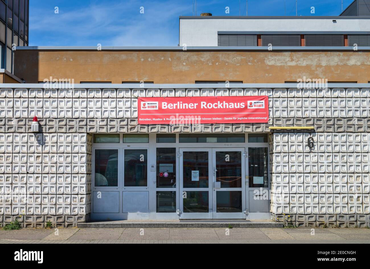 Rockhaus, Buchberger Strasse, Lichtenberg, Berlin, Deutschland Stock Photo