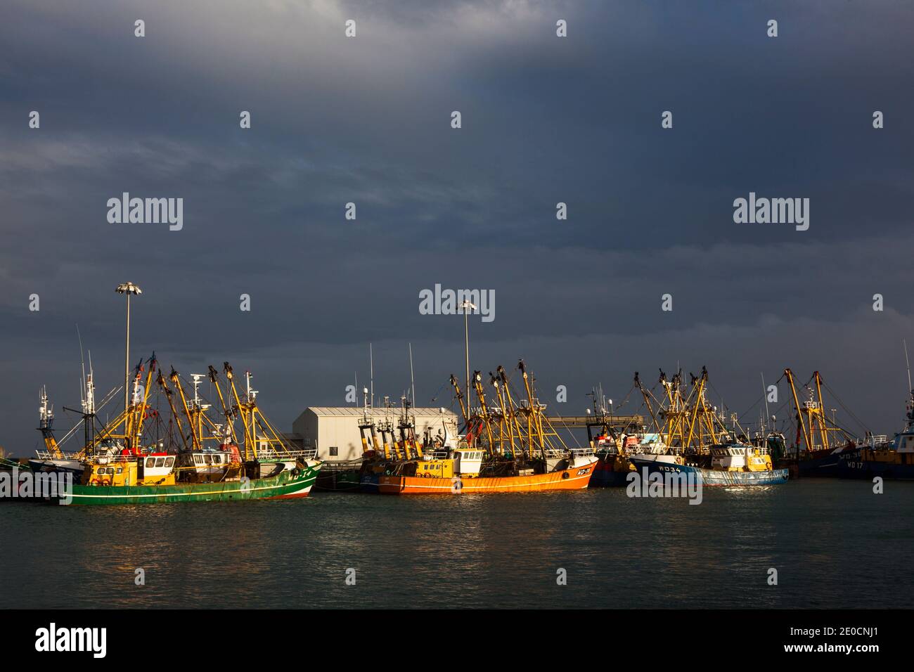 Fishing trawlers in Kilmore Quay, Wexford, Ireland Stock Photo