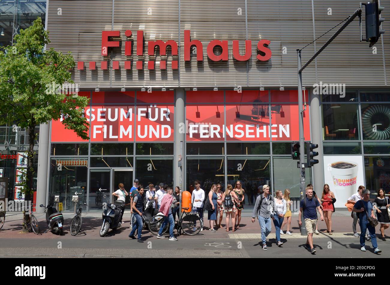 Das Filmhaus, Deutsche Kinemathek, Museum für Film und Fernsehen, Potsdamer Strasse, Tiergarten, Mitte, Berlin, Deutschand Stock Photo