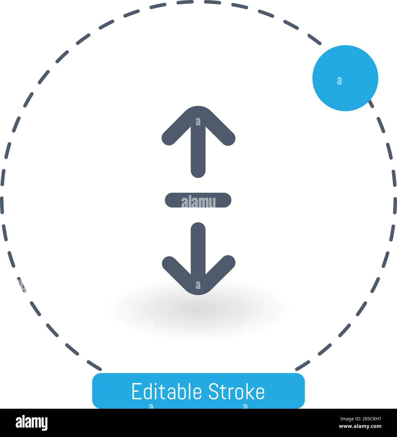 resize vector icon editable stroke outline icons for web and mobile Stock Vector