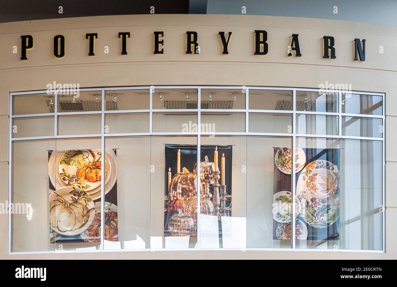Pottery Barn Sign In Store