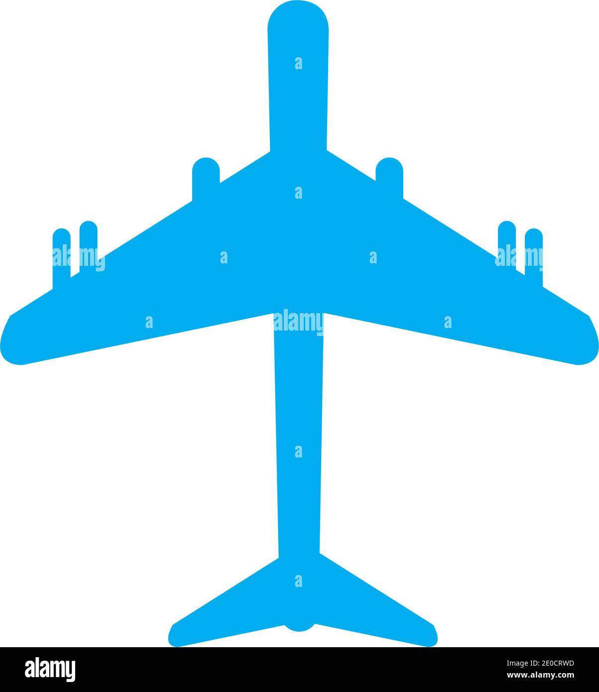 Airplane logo Template vector illustration icon design Plane Icon Vector. Stock Vector