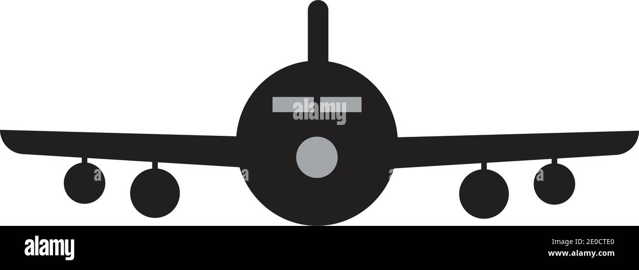 Airplane logo Template vector illustration icon design Plane Icon Vector. Stock Vector
