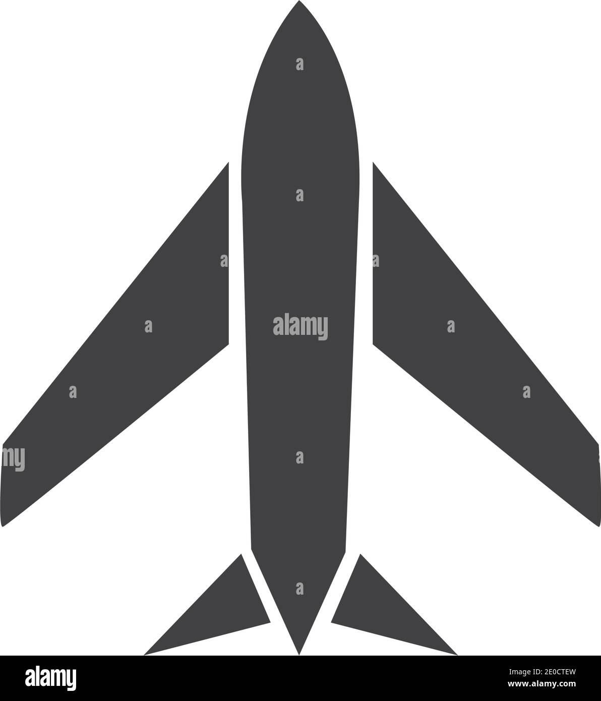 Airplane logo Template vector illustration icon design Plane Icon Vector. Stock Vector
