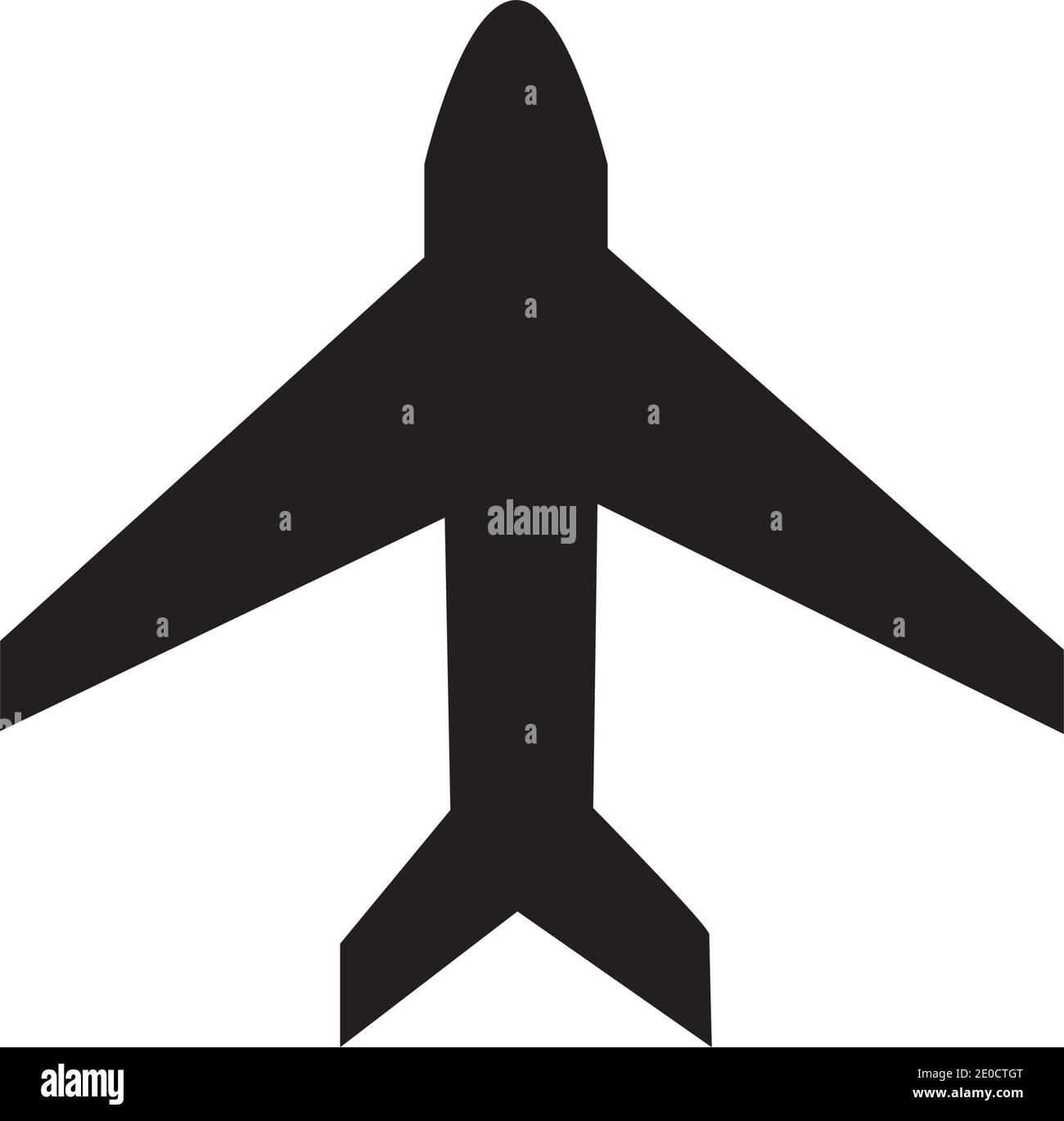 Airplane logo Template vector illustration icon design Plane Icon Vector. Stock Vector
