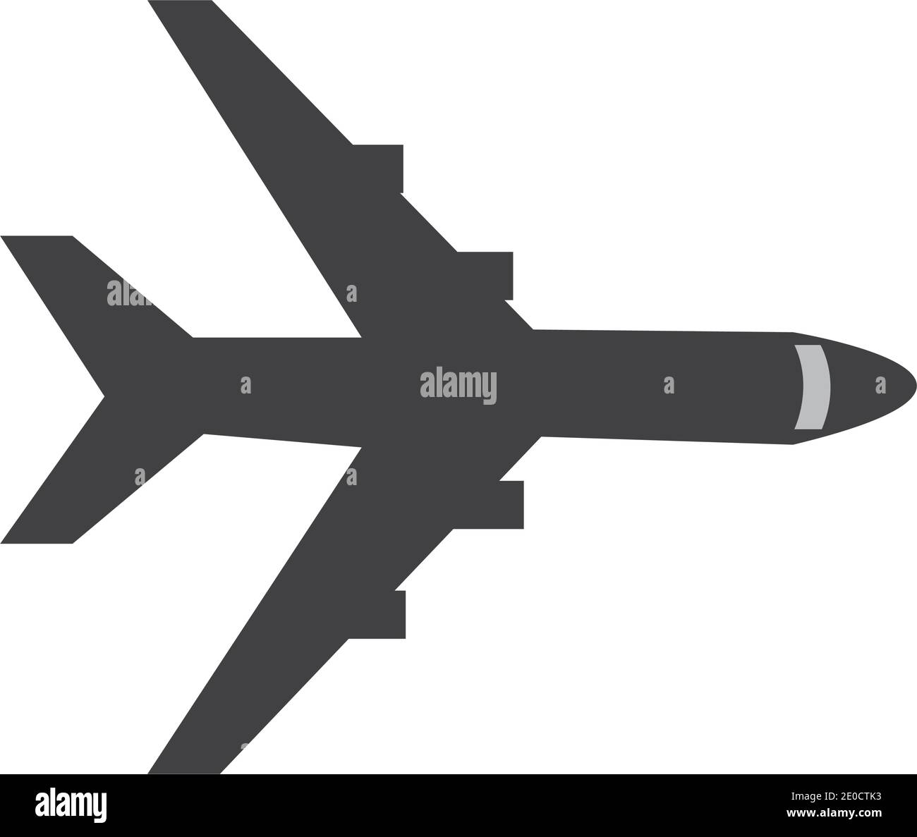 Airplane logo Template vector illustration icon design Plane Icon Vector. Stock Vector