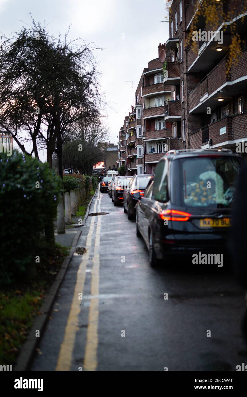 Funeral Procession Stock Photo