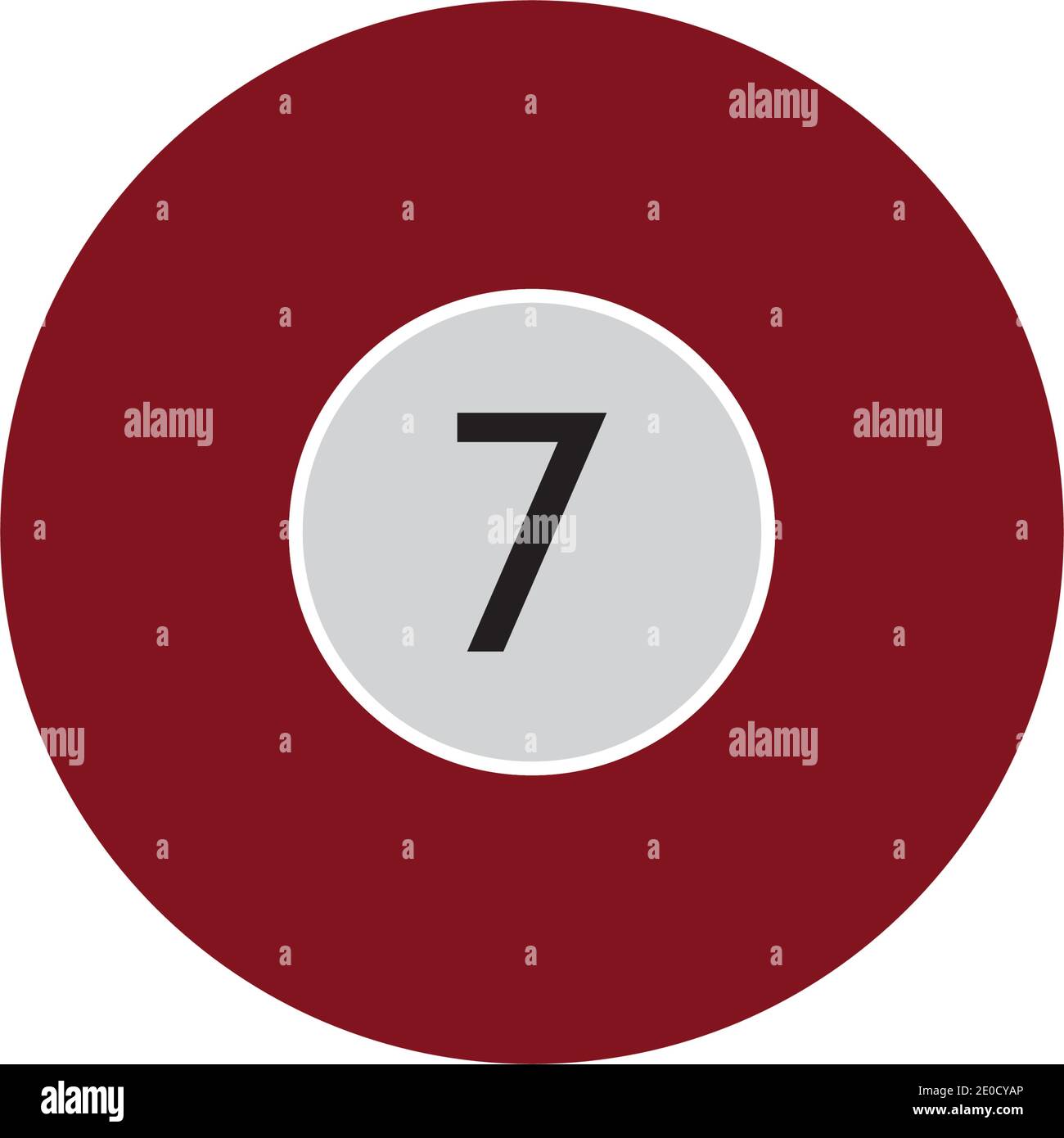 Billiard logo template vector icon design - Vector billiard balls icon Vector illustration design template - Vector Stock Vector
