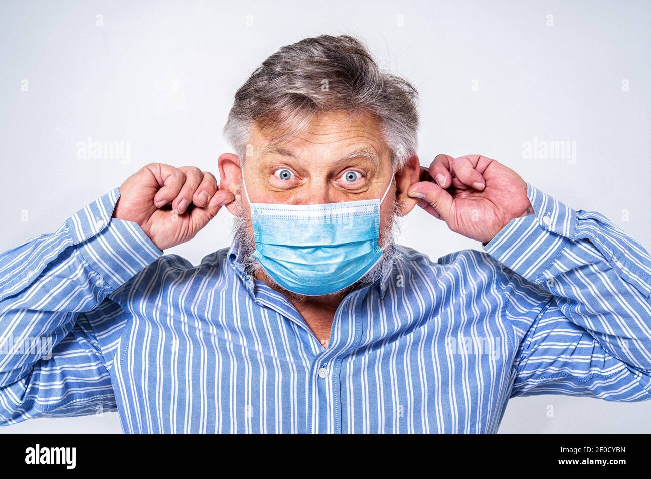 Funny bearded man wear hi-res stock photography and images - Alamy