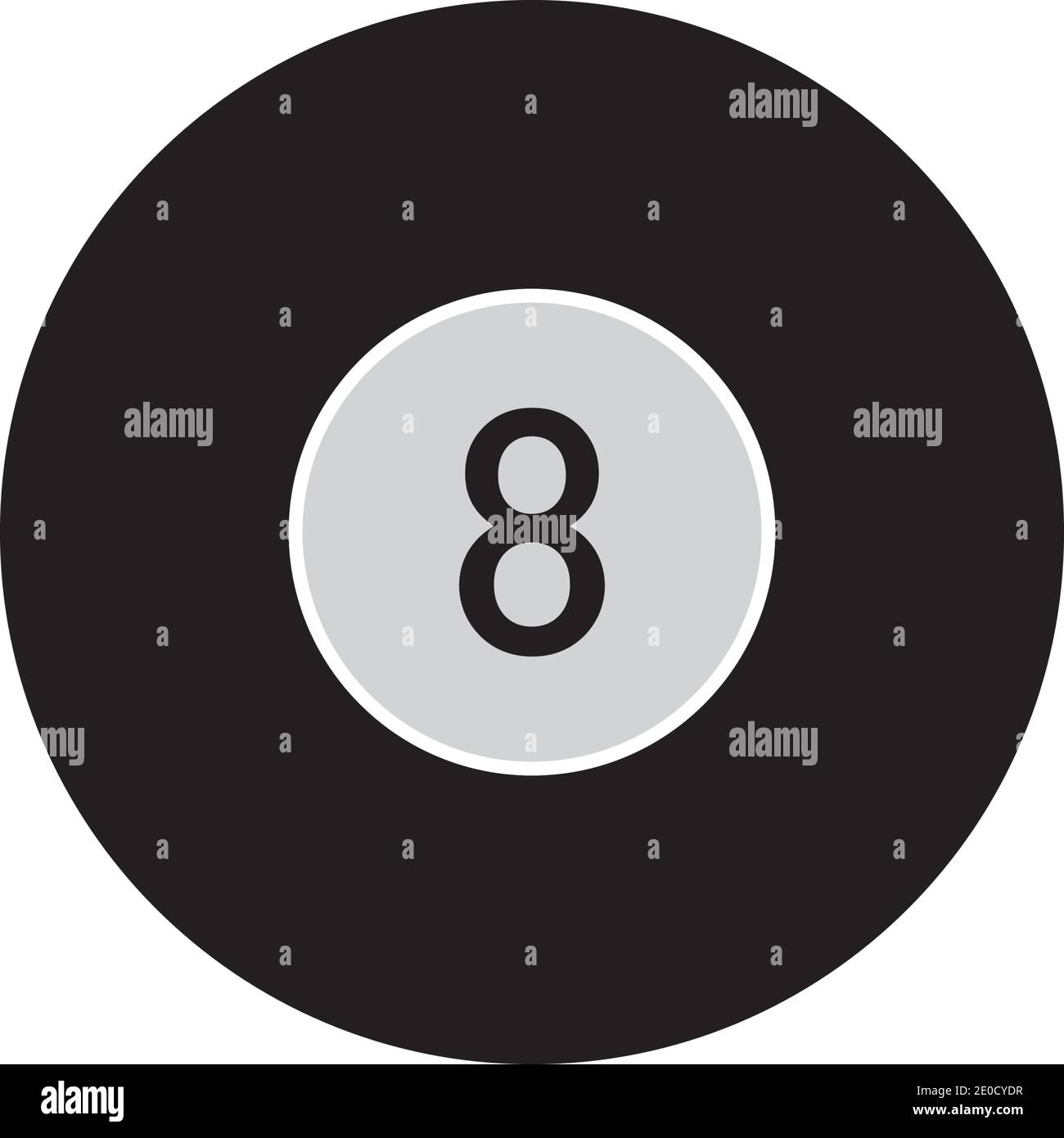 Billiard logo template vector icon design - Vector billiard balls icon Vector illustration design template - Vector Stock Vector