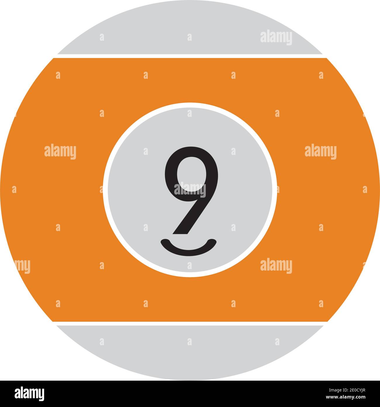 Billiard logo template vector icon design - Vector billiard balls icon Vector illustration design template - Vector Stock Vector