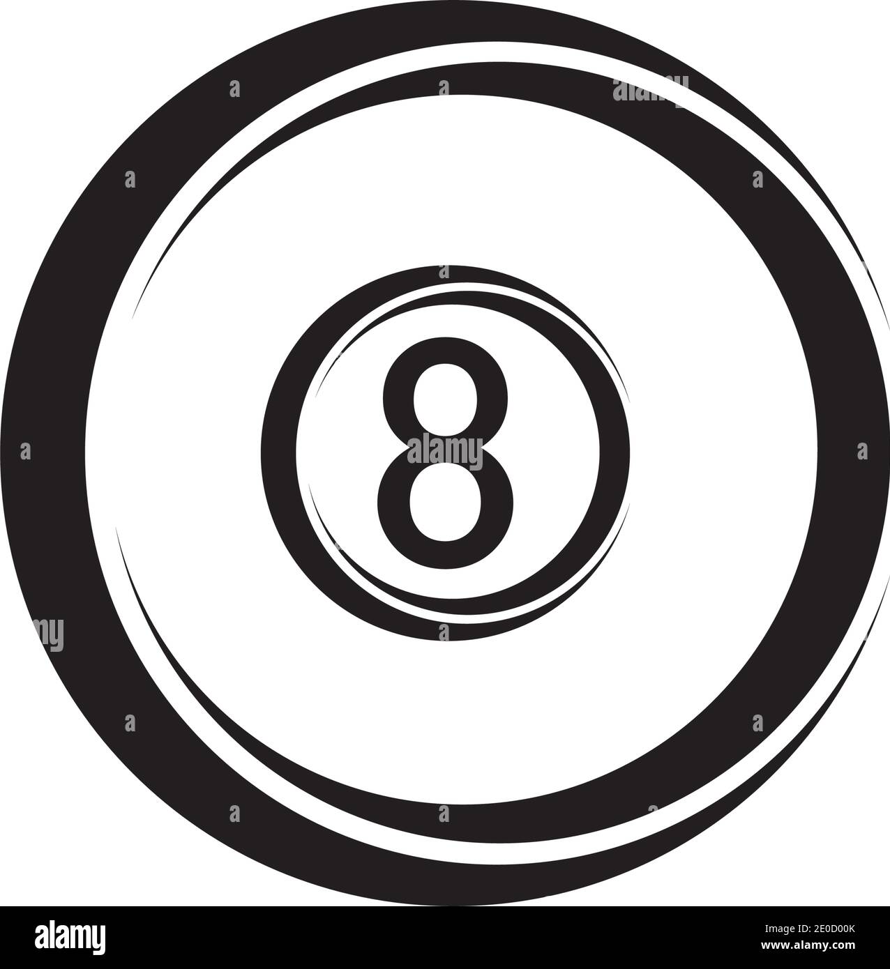 Billiard logo template vector icon design - Vector billiard balls icon Vector illustration design template - Vector Stock Vector