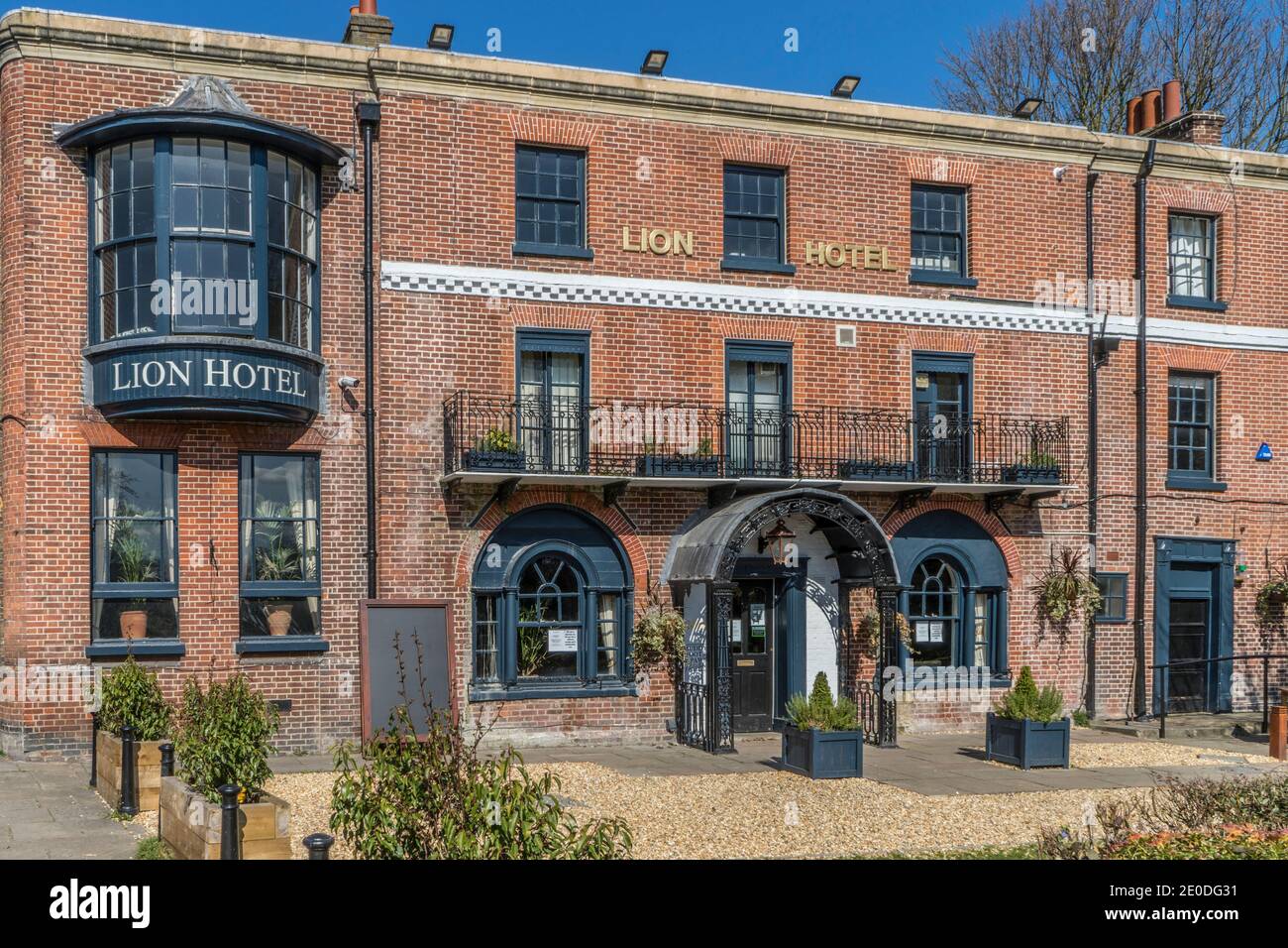 Farningham The Lion pub Stock Photo