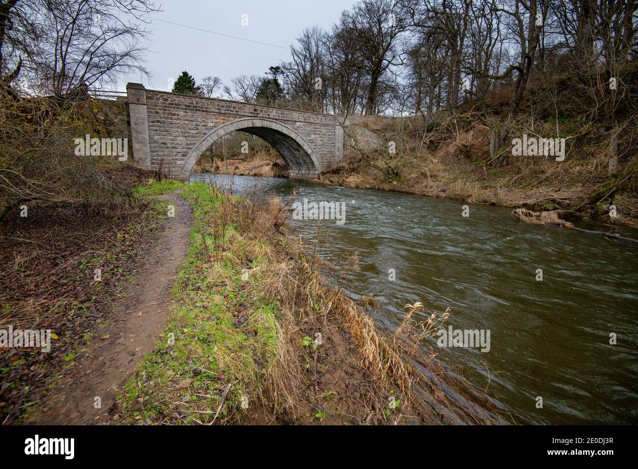 Keith Hall Bridge over the River Ury, Inverurie, Aberdeenshire, Scotland, UK Stock Photo Alamy