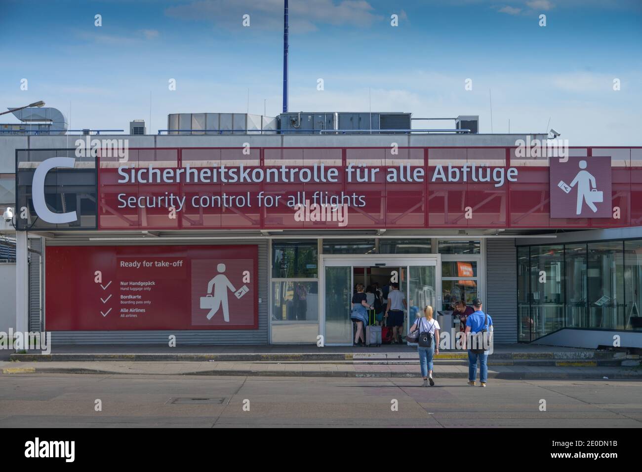 Terminal C, Flughafen, Schoenefeld, Brandenburg, Deutschland Stock Photo