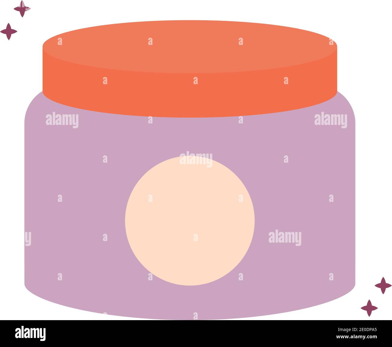 purple container for cream with sparks Stock Vector Image & Art Alamy