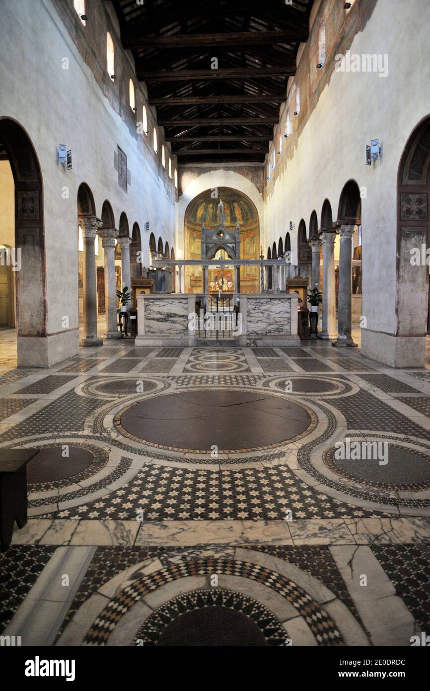 italy, rome, basilica di santa maria in cosmedin Stock Photo