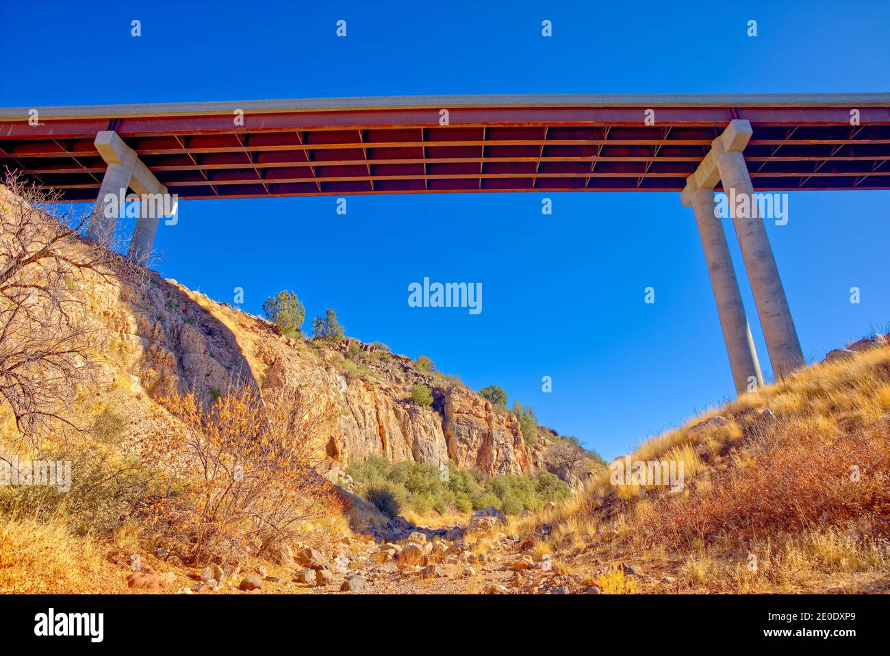 State Route 89 bridge over Hell Canyon near Drake Arizona. Located in