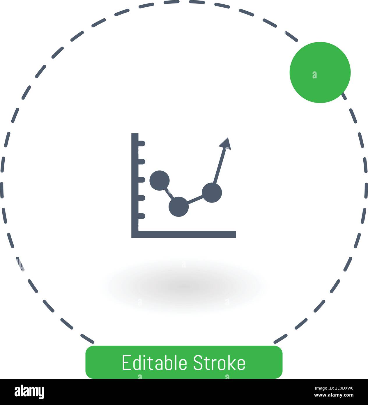 business graphic vector icon editable stroke outline icons for web and ...