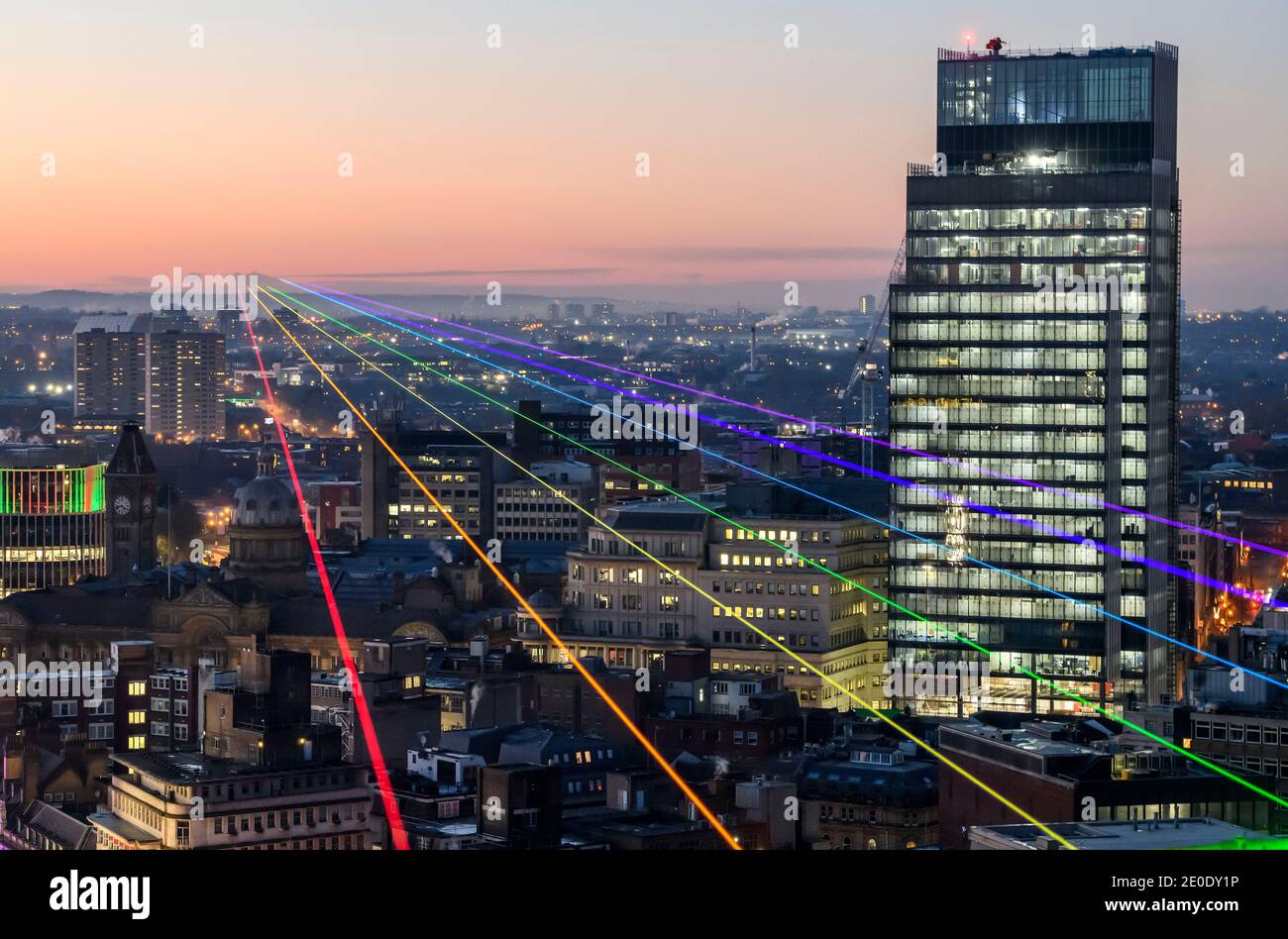 Bt tower night 2020 hi-res stock photography and images - Alamy