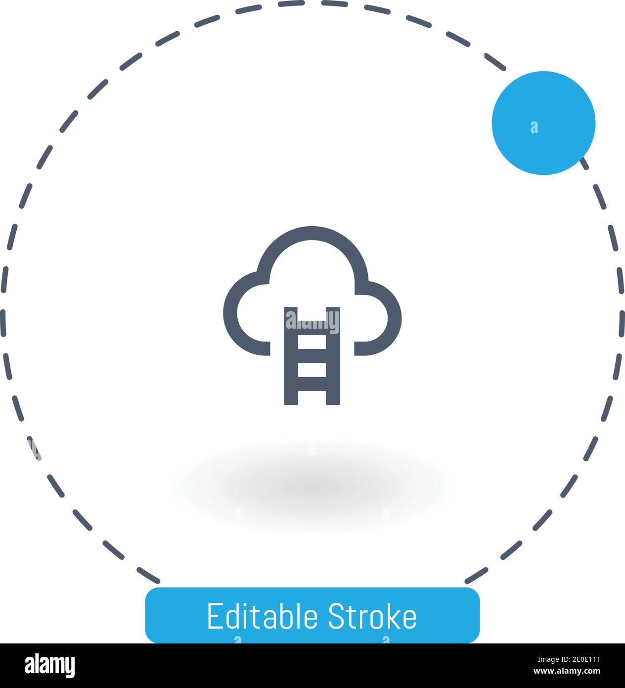 potential vector icon editable stroke outline icons for web and mobile Stock Vector