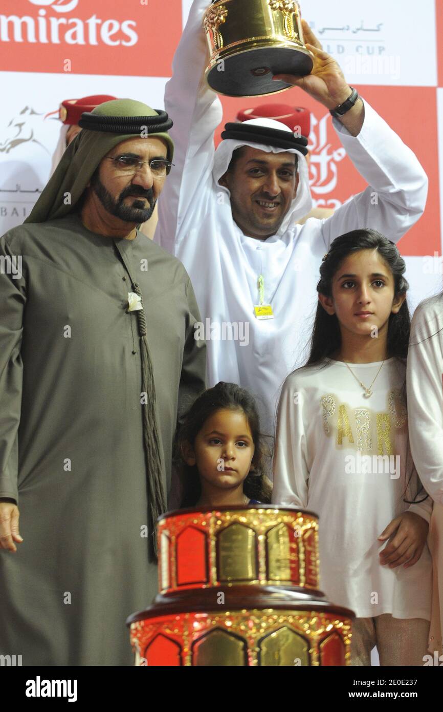 Dubai ruler, Sheikh Mohammed Bin Rashed Al Maktoum, seen with his