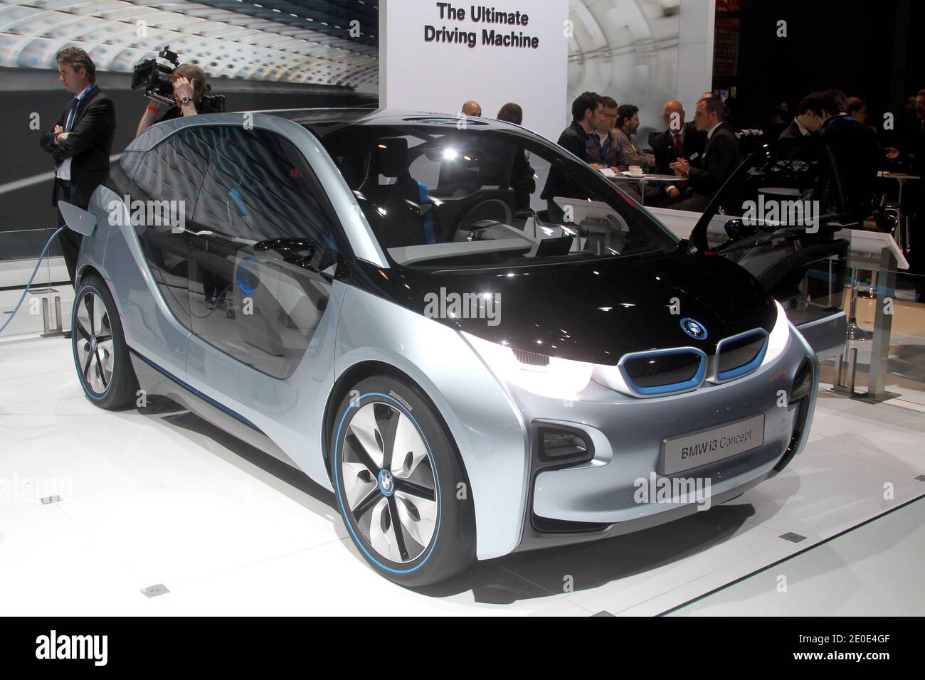 BMW i3 concept on display at the New York International Auto Show in New York City, NY, USA, on April 4, 2012. Photo by Charles Guerin/ABACAPRESS.COM Stock Photo