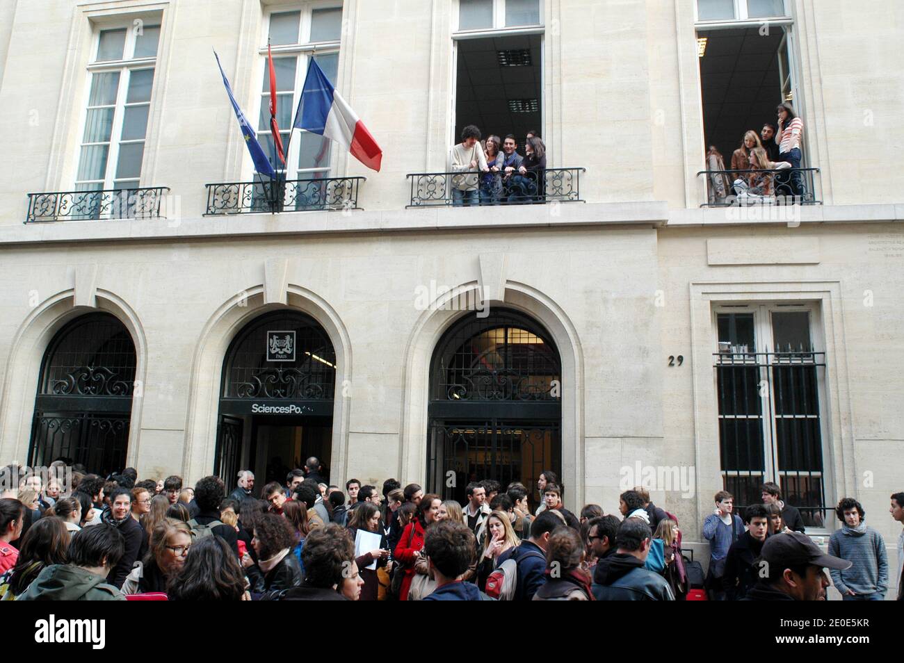Institut politique de paris hires stock